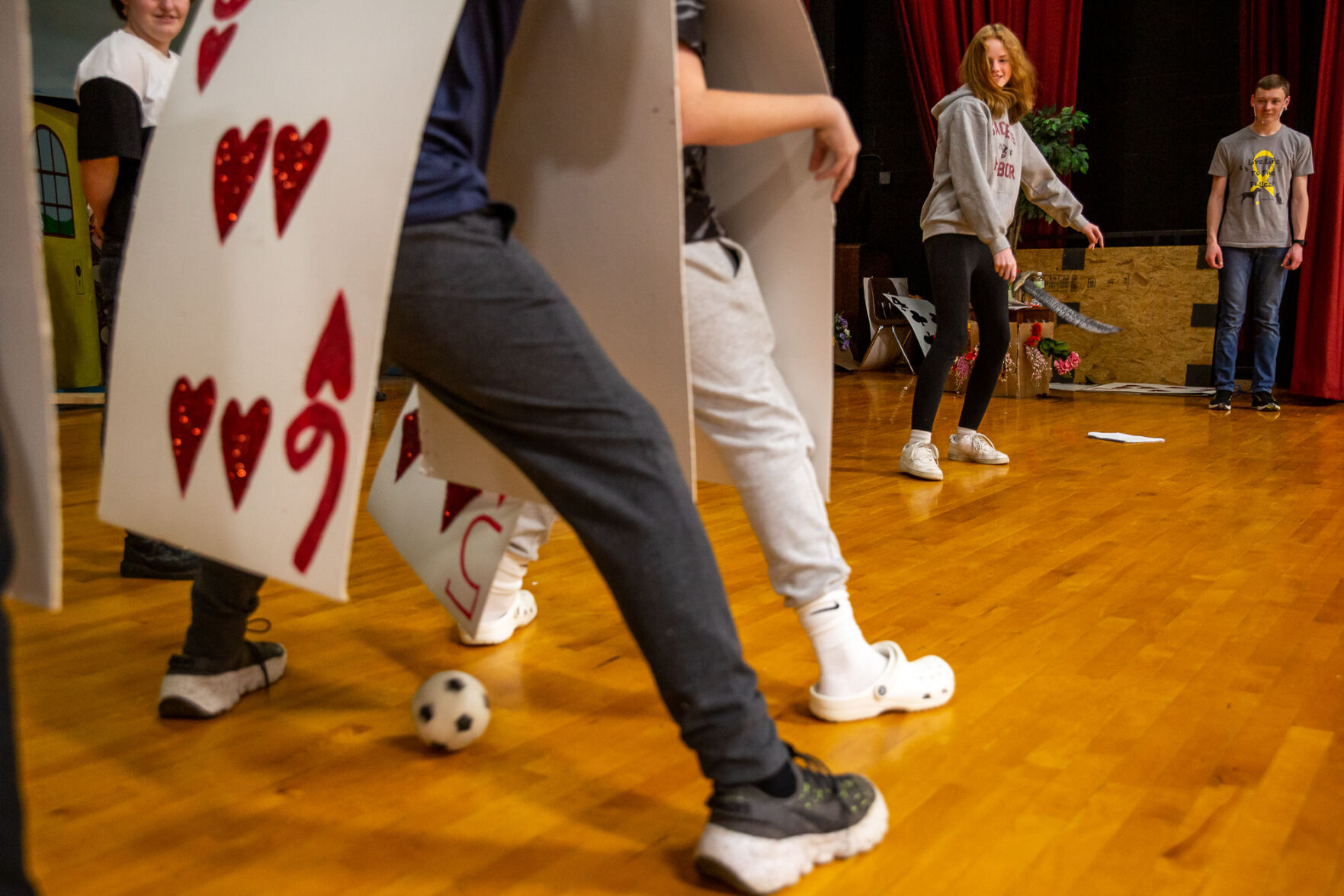 Students make long-awaited return to stage